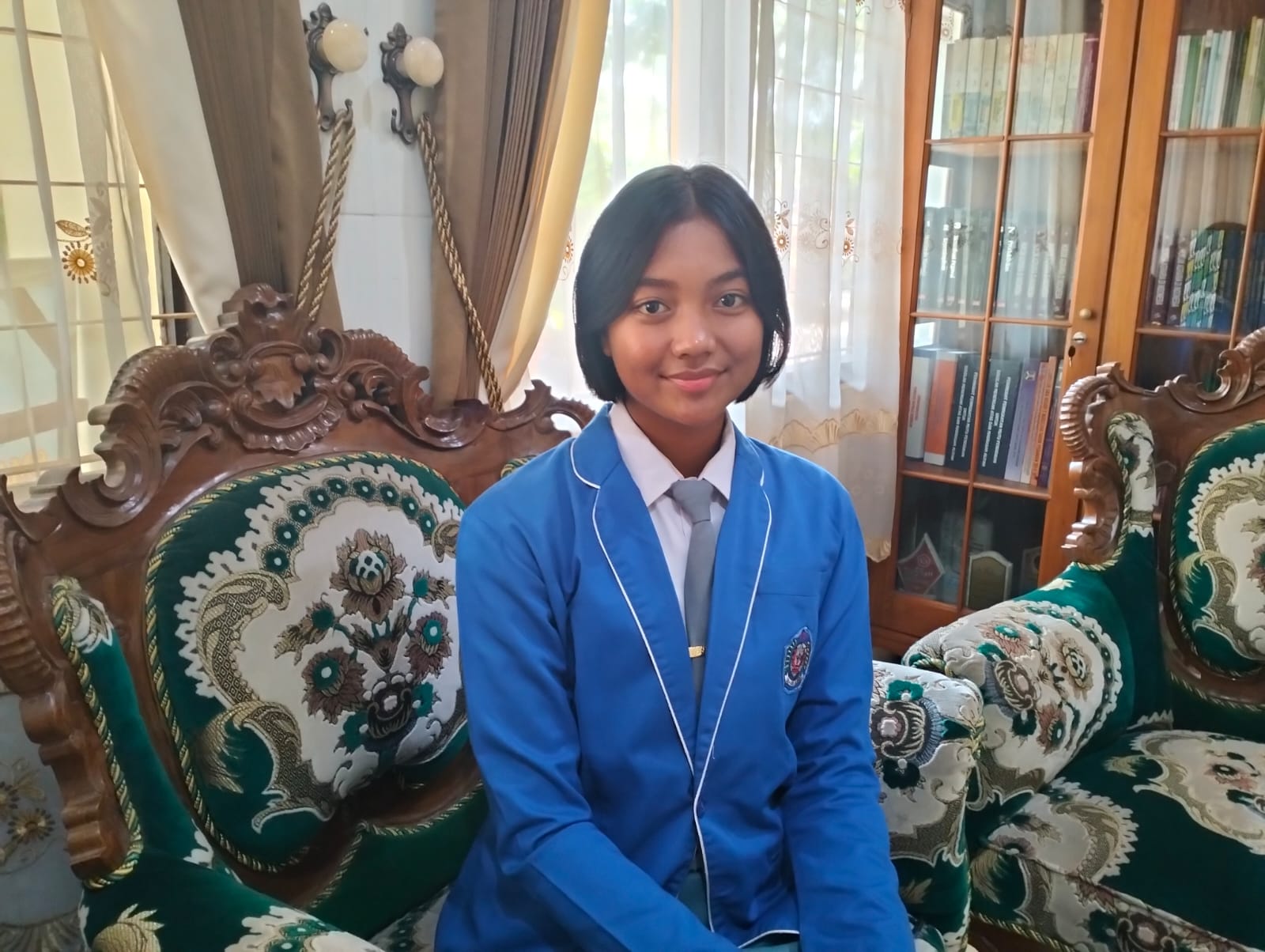 Yustisie Chelsea Awanda menjadi paskibraka nasional 2023.