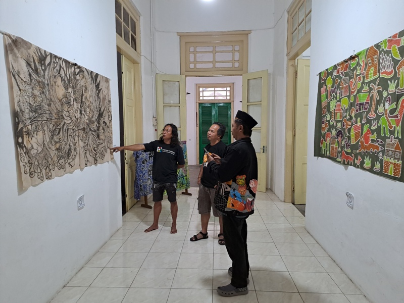 Pameran Batas Titik (Batik) yang digelar di Loka Budaya Soekimin Adiwiratmoko, Kota Magelang