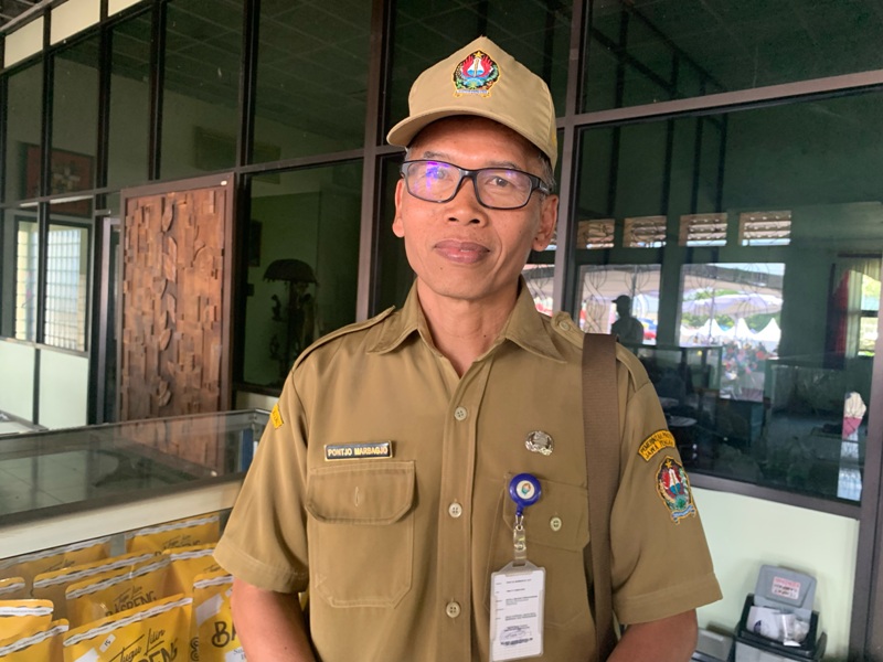 Kabid Perdagangan Dinkopdag Kabupaten Temanggung Pontjo Marbagjo