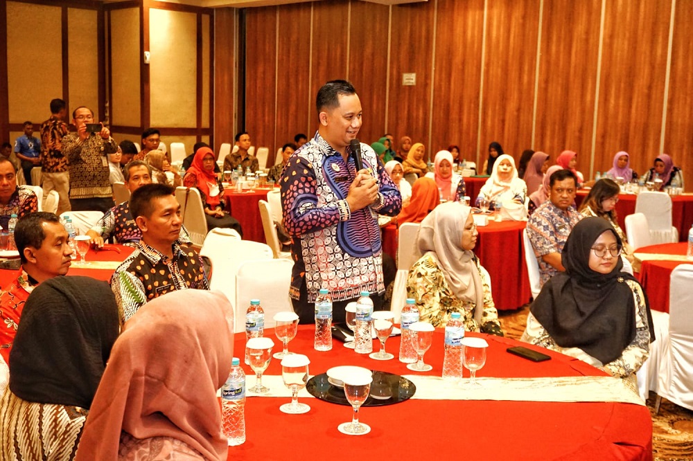 Rapat koordinasi dan evaluasi pelaksanaan program pencegahan pengendalian penyakit (P2P) terintegrasi 2023 yang digelar Dinas Kesehatan (Dinkes) Kabupaten Magelang.