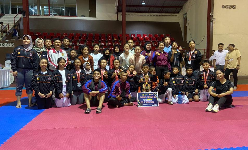 Kontingen Kabupaten Magelang yang berhasil meraih juara umum ketiga di Kejurda Inkanas Piala Kapolda Jateng 2023.