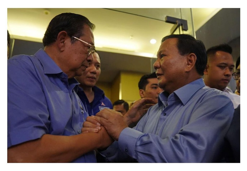 SBY Dukung Sepenuh Hati, Prabowo Makin Terdepan Potensi Pimpin RI. (dok/ikl)