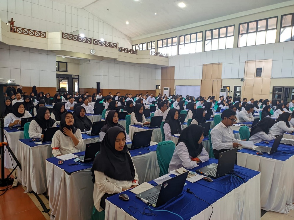 Peserta menggikuti seleksi PPPK Pemkab Magelang tahun lalu.