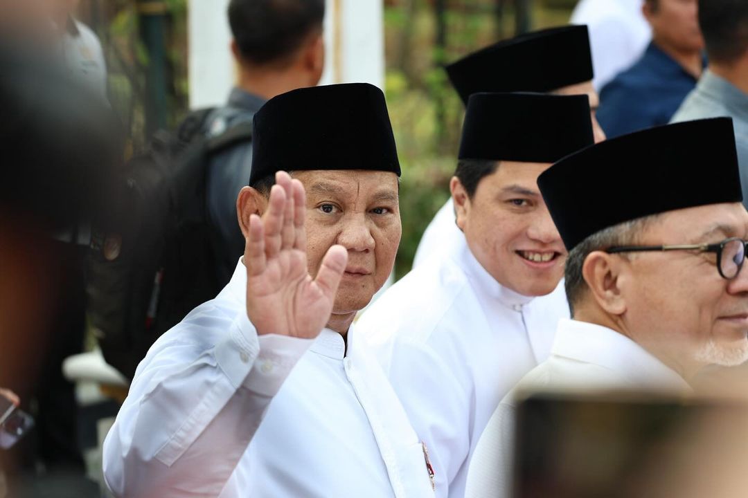 Massa Puas Kinerja Jokowi Mayoritas Dukung Prabowo-Gibran. (dok/ikl)