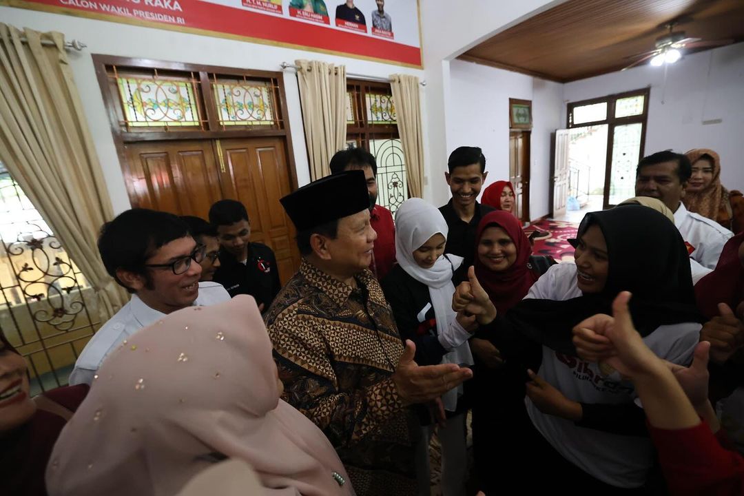 Pendukung Didominasi Milenial-Gen Z, Prabowo-Gibran Raih Banyak Sentimen Positif di  Medsos. (dok/ikl)