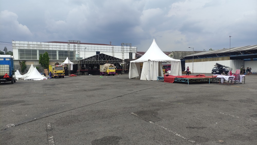 Lokasi konser NDX AKA dan TIPE-X