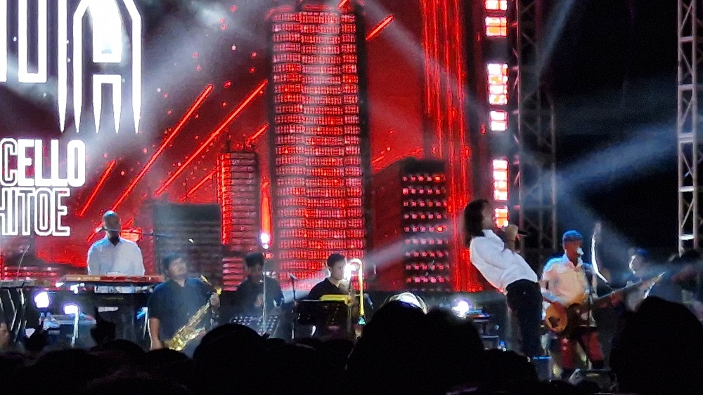 Konser Prabu Dewa 19 di Lapangan Parkir Artos Mall Kota Magelang, beberapa waktu lalu.