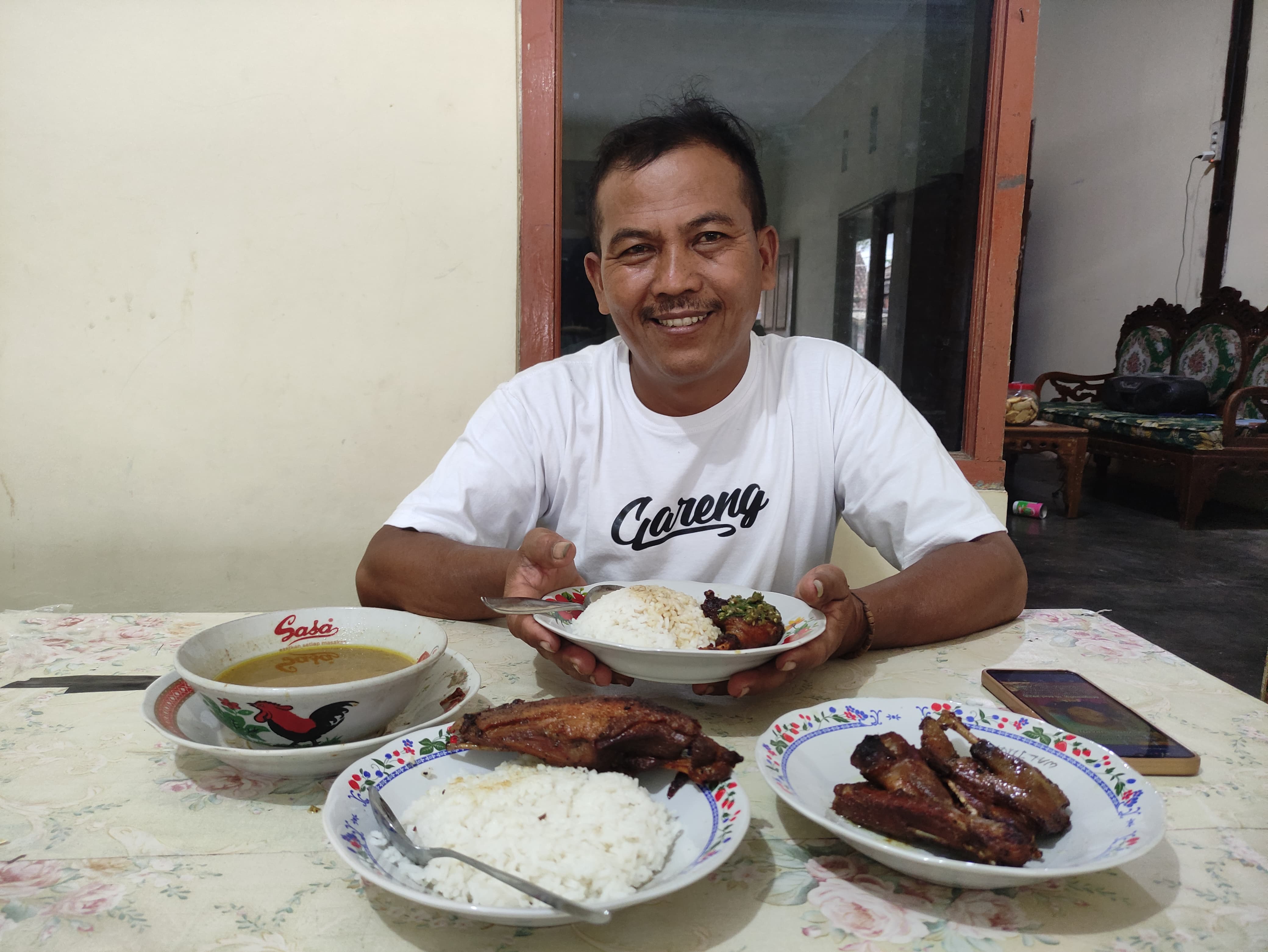 Supili pemilik Warung Entok Mbah Parti