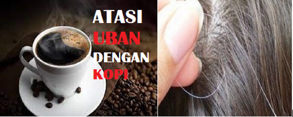 Kopi hitam dipercaya bisa mengatasi rambut putih atau uban.