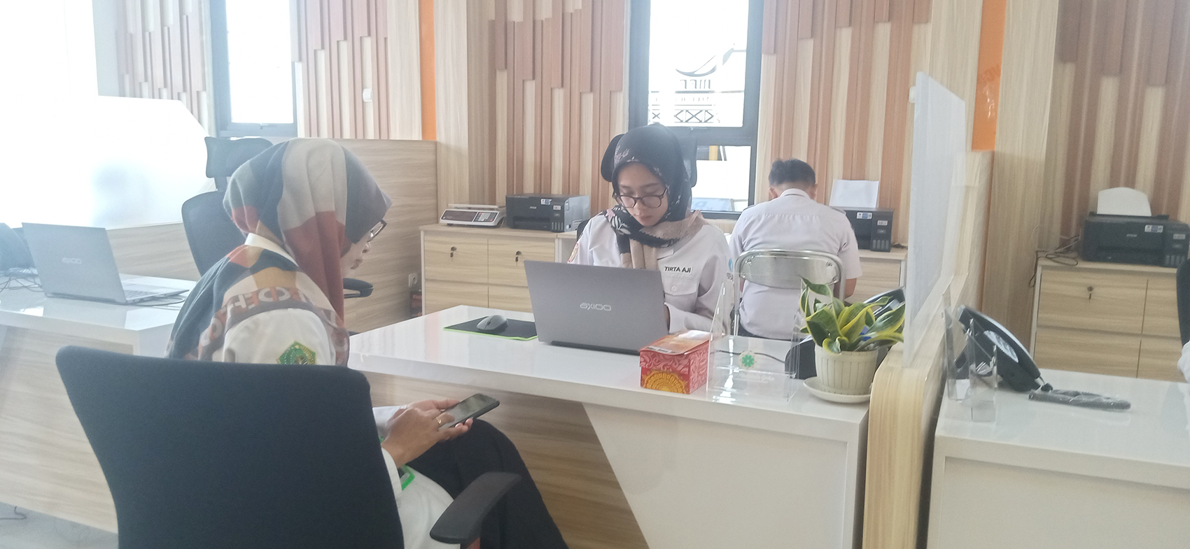 Layanan PDAM di Mal  Pelayanan Publik (MPP)  yang baru diresmikan belum lama ini.