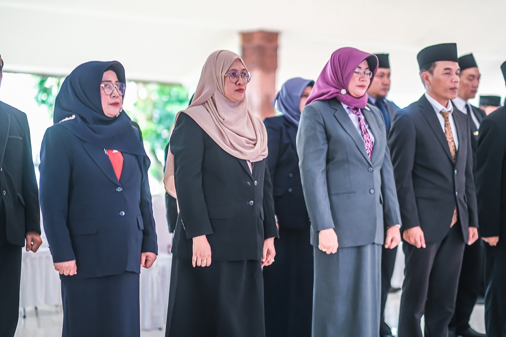 Wali Kota Magelang dr Muchamad Nur Aziz melantik sejumlah pejabat tinggi pratama, Selasa (20/2/2024).