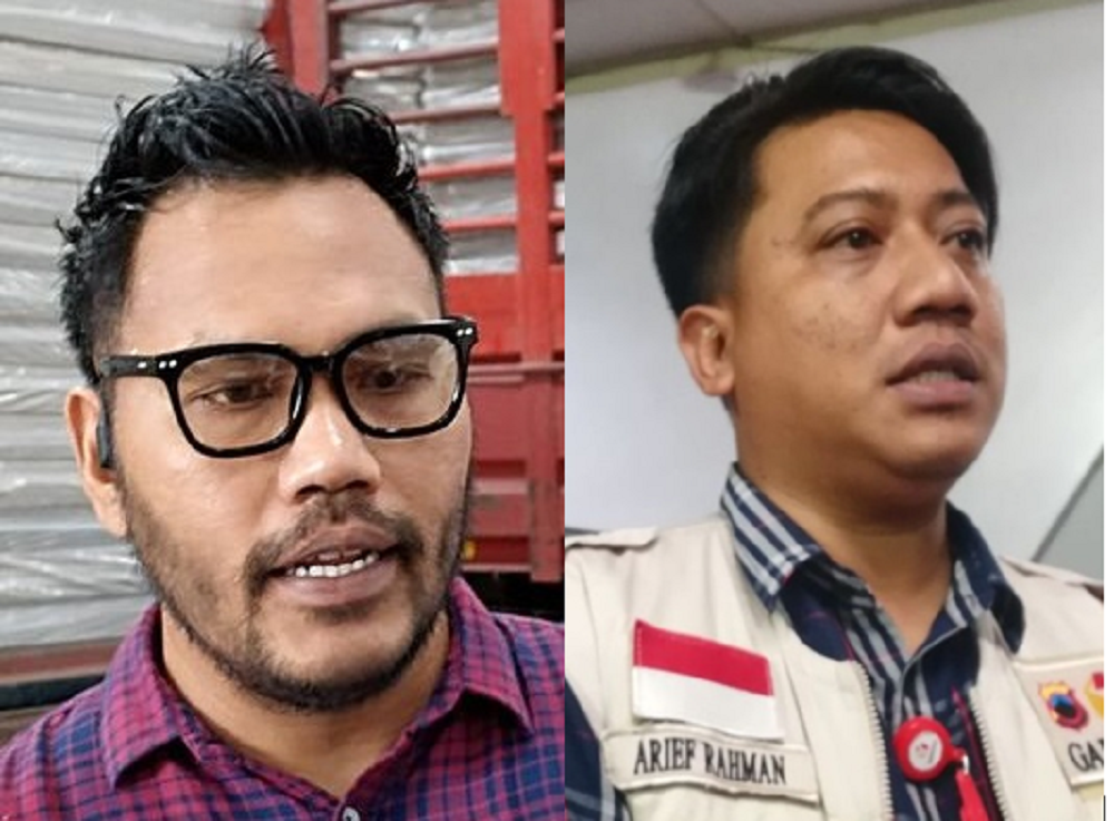 Ketua KPU Kota Semarang Henry Casandra Gultom dan Ketua Bawaslu Kota Semarang Arief Rahman