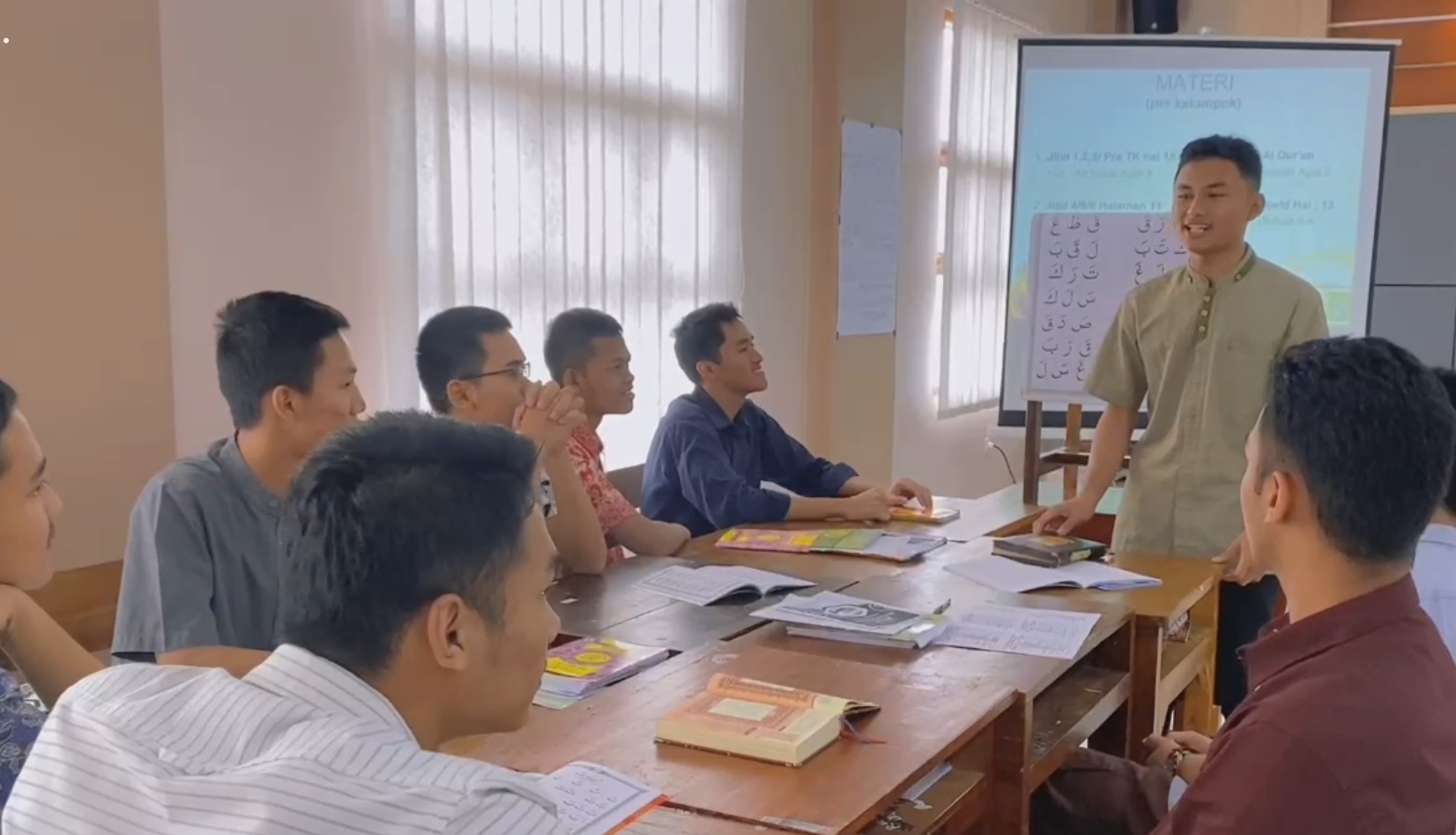 Siswa SMA IT Ihsanul Fikri Mungkid mengikuti kegiatan sertifikasi guru Qur