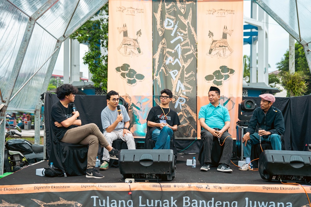 Mini Festival Pancer Kalcer yang dihelat IndonesiaArt di Alun-alun Kota Magelang.