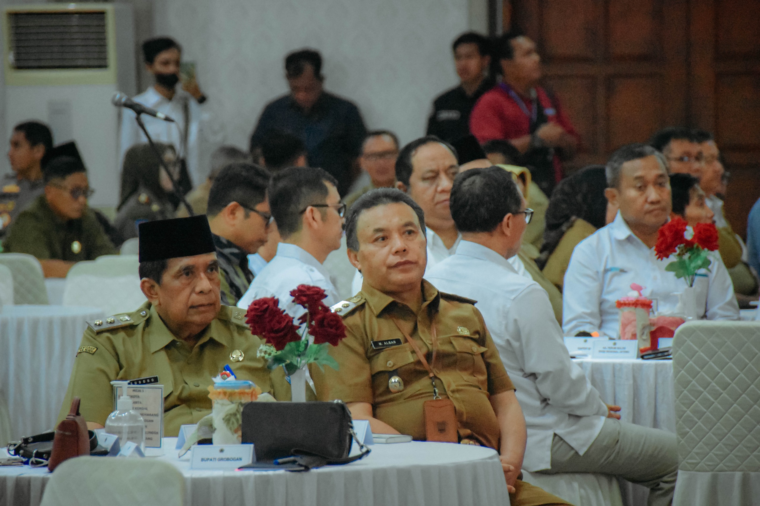 Wabup Wonosobo Muhammad Albar ketika menghadiri rapat koordinasi pimpinan daerah di Semarang