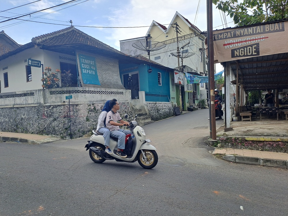 Lokasi tawuran dua kelompok pemuda di Kampung Tuguran RT 4 RW 6, Potrobangsan, Magelang Utara, Rabu (24/4) sekitar pukul 00.00.