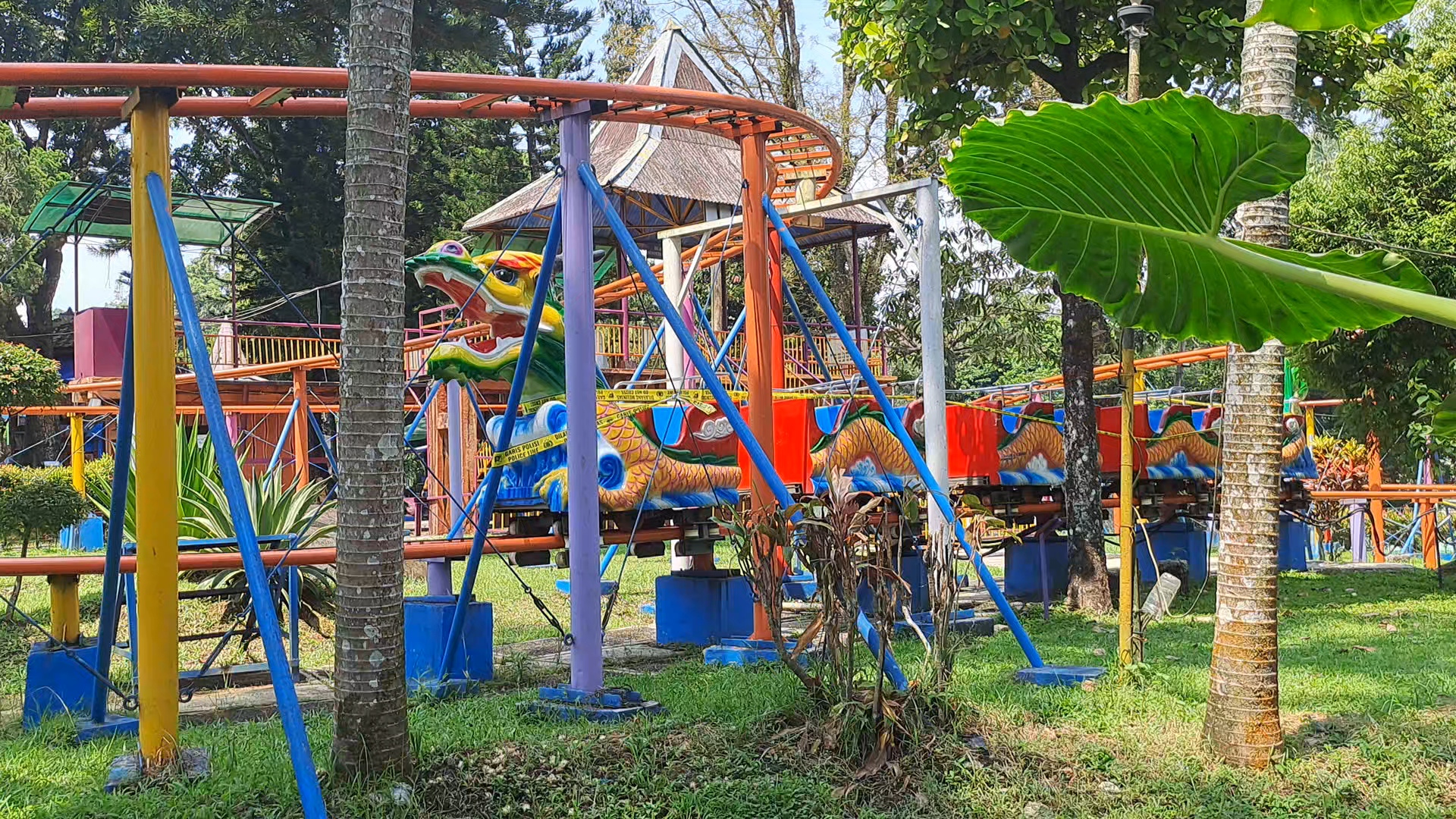 Wahana permainan Dragon Coaster di Taman Kyai Langgeng (TKL) Ecopark akan dilakukan uji kelayakan.