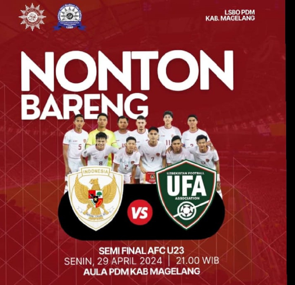 Nobar yang digelar Lembaga Seni Budaya dan Olahraga (LSBO) Pimpinan Daerah Muhammadiyah (PDM) Kabupaten Magelang di Aula PDM Kabupaten Magelang Jalan Magelang-Jogja KM 11, Babrik, Paremono, Mungkid, K