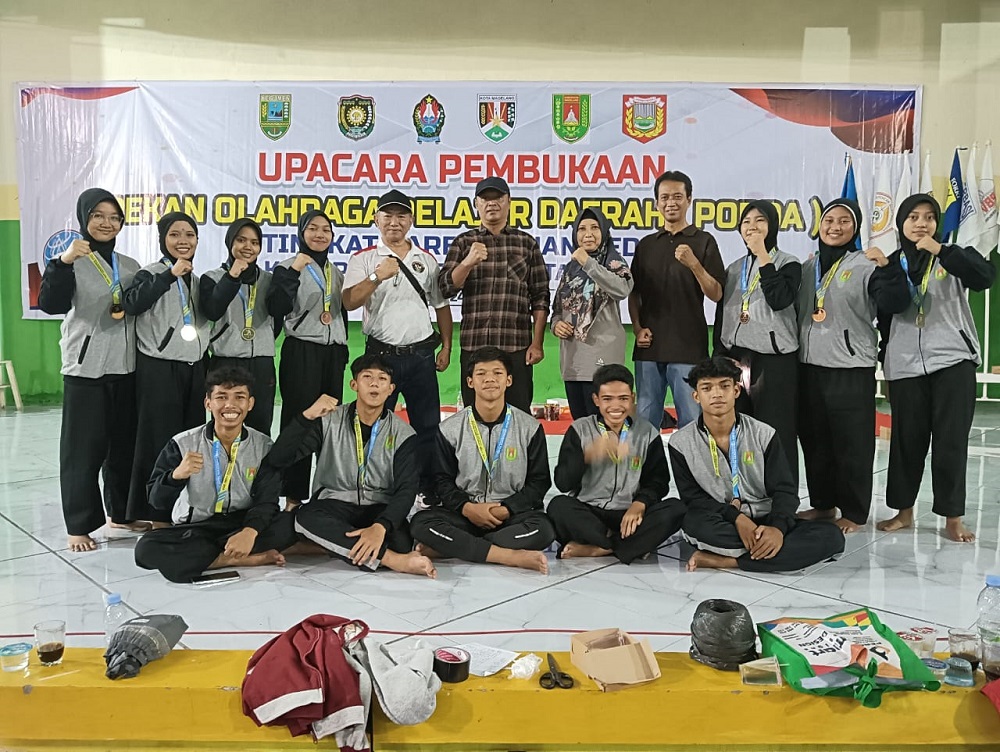 Kontingen POPDA Kabupaten Magelang yang meraih 47 medali.
