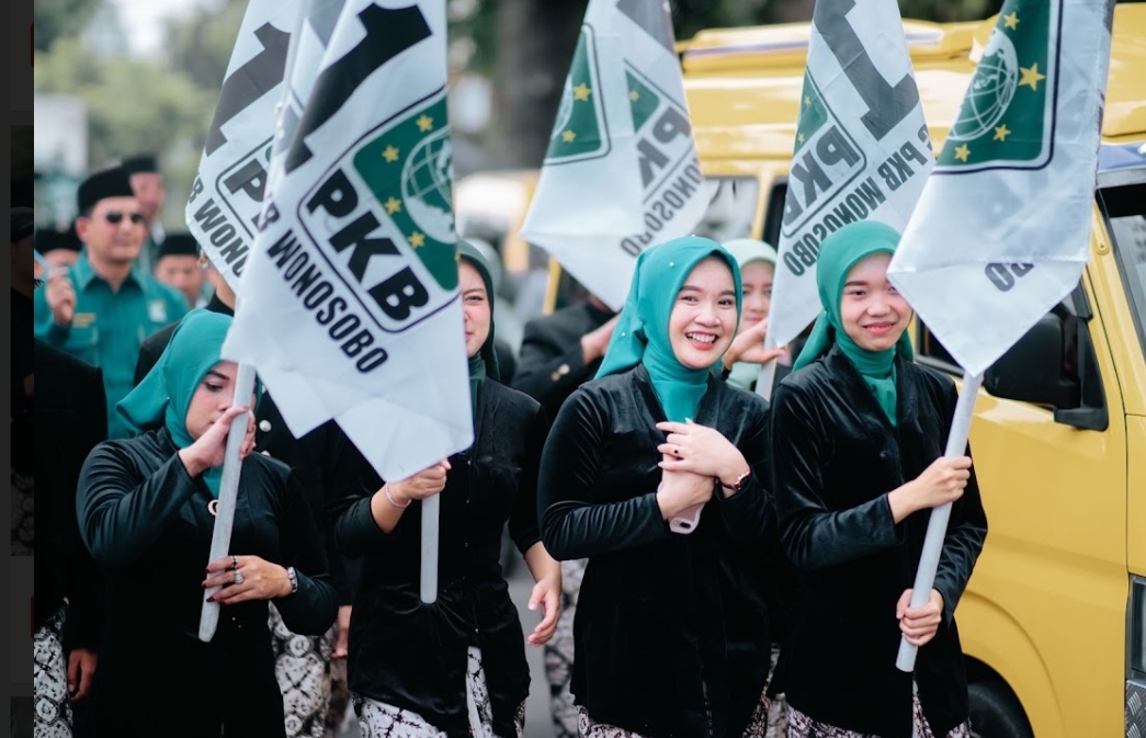 Para simpatisan dan kader PKB Kabupaten Wonosobo dalam pendaftaran pileg beberapa waktu lalu. Dalam Pilkada 2024 ini PKB pasang target duduki jabatan bupati.