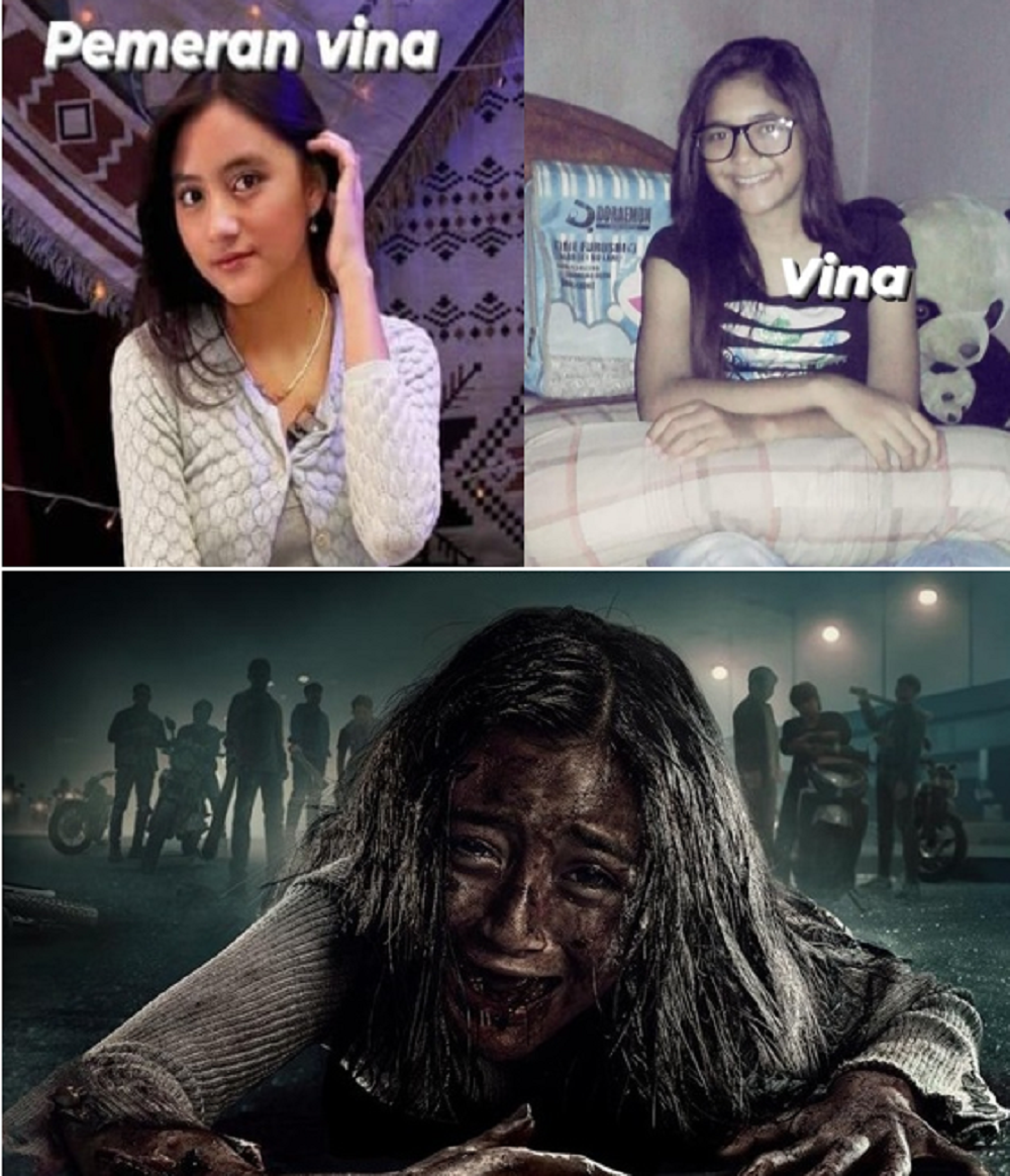 Sosok pemeran Vina dalam film Vina: Sebelum 7 Hari, Nayla Denny Purnama yang wajahnya mirip dengan mendiang Vina.
