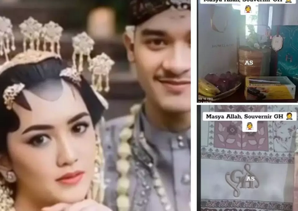 Suvenir pernikahan Happy Asmara dan Gilga Sahid yang dibuat oleh Howell & Co.
