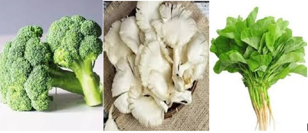 Inilah sayuran yang bisa dikonsumsi oleh penderita asam urat, di antaranya brokoli, jamur dan sayur bayam.