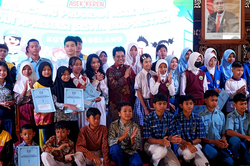 Peluncuran program Asek Keren oleh Dinas Pendidikan dan Kebudayaan Kota Magelang, Kamis (18/7/2024).