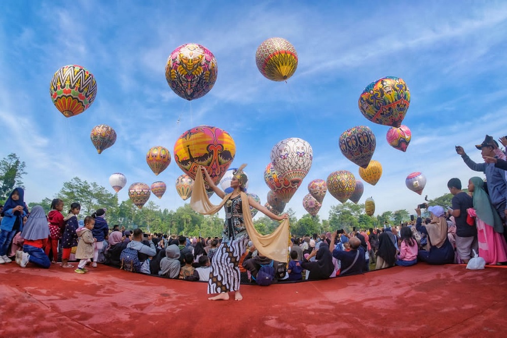 Event Java Balon Attraction di lapangan Taman Rekreasi Kalianget Wonosobo tahun lalu.  &nbsp;