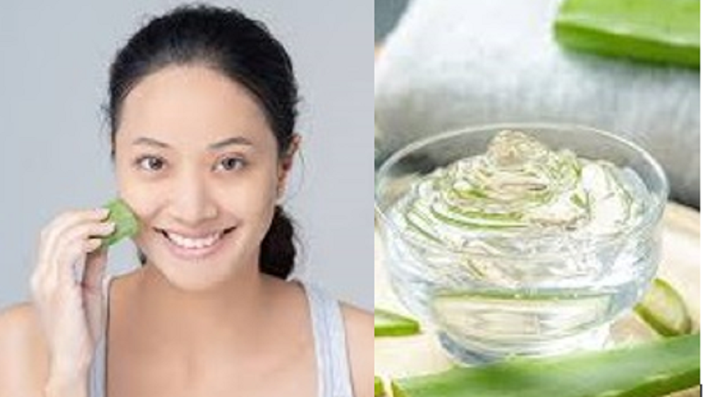 Masker lidah buaya untuk menghilangkan flek hitam di wajah kembali putih, segar, cerah, dan sehat.
