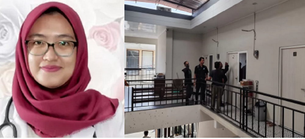 Korban dr Aulia Risma Lestari dan rumah kos di mana korban ditemukan meninggal di Jalan Lempongsari Raya RT 2 RW 4 Kelurahan Lempongsari, Kecamatan Gajahmungkur, Kota Semarang.