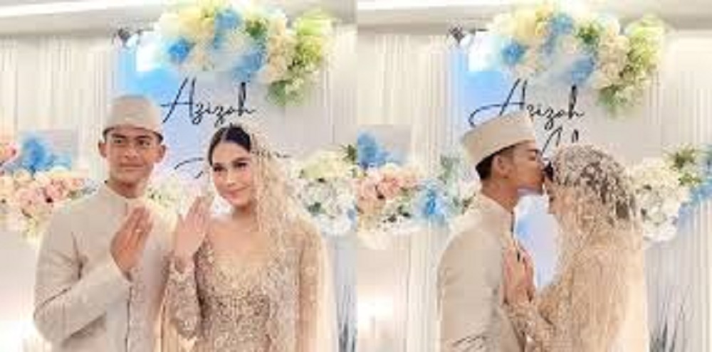 Pratama Arhan dan Azizah Salsha saat menikah di Jepang, 20 Agustus 2023.