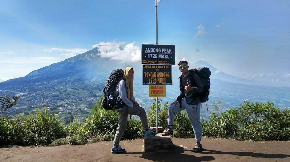 Tiga jalur pendakian Gunung Andong Kabupaten Magelang yang perlu diketahui, khususnya bagi pendaki pemula.