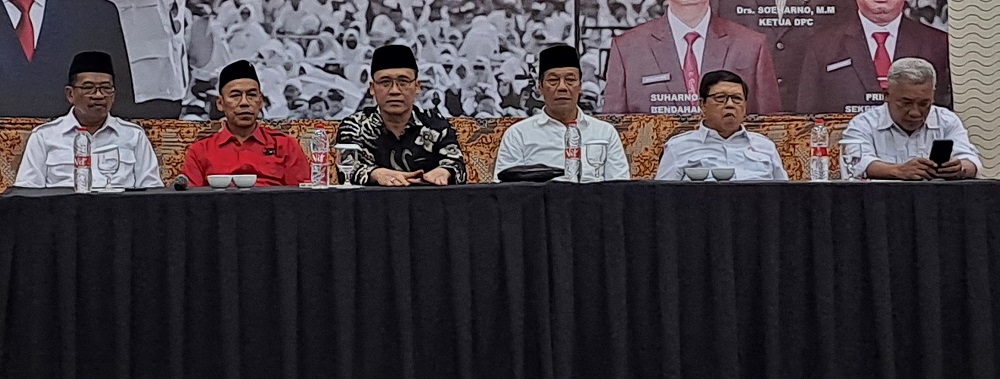 &nbsp;Rapimcab Partai Gerindra Kabupaten Magelang di Hotel Atria, Jumat (6/9/2024) sore.