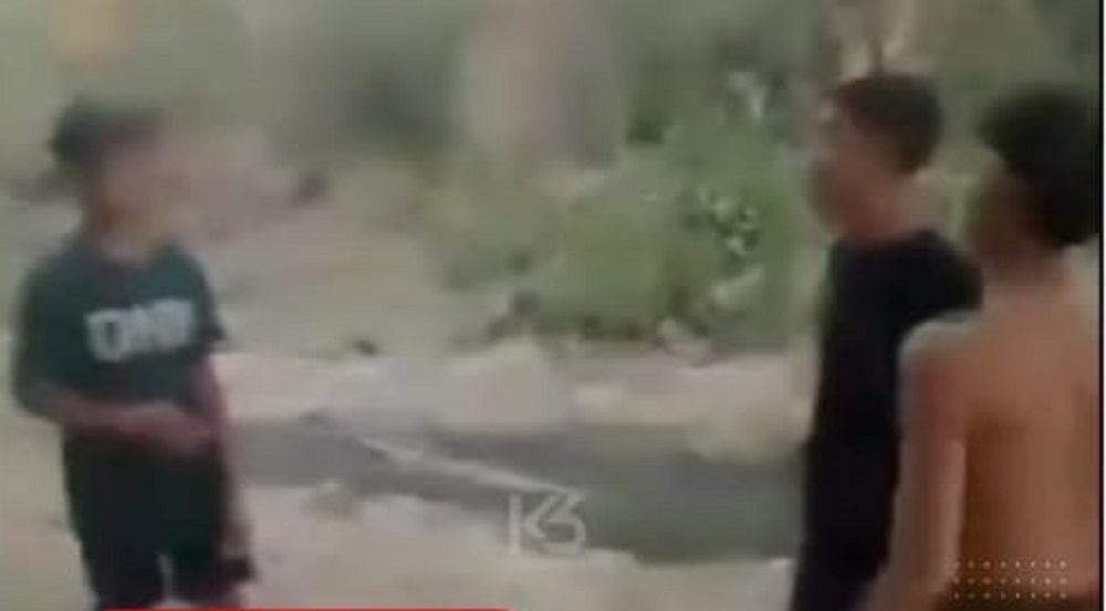Video bocah menjadi korban perundungan di Watu Telu, Sambiroto, Semarang.