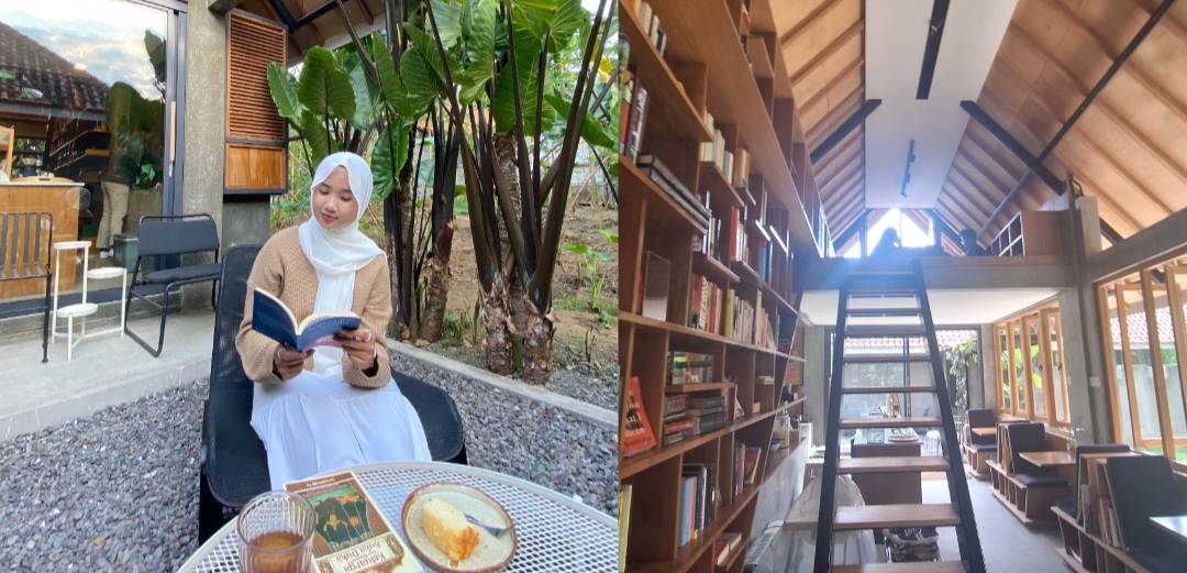 Suasana di Kafe Melek Huruf