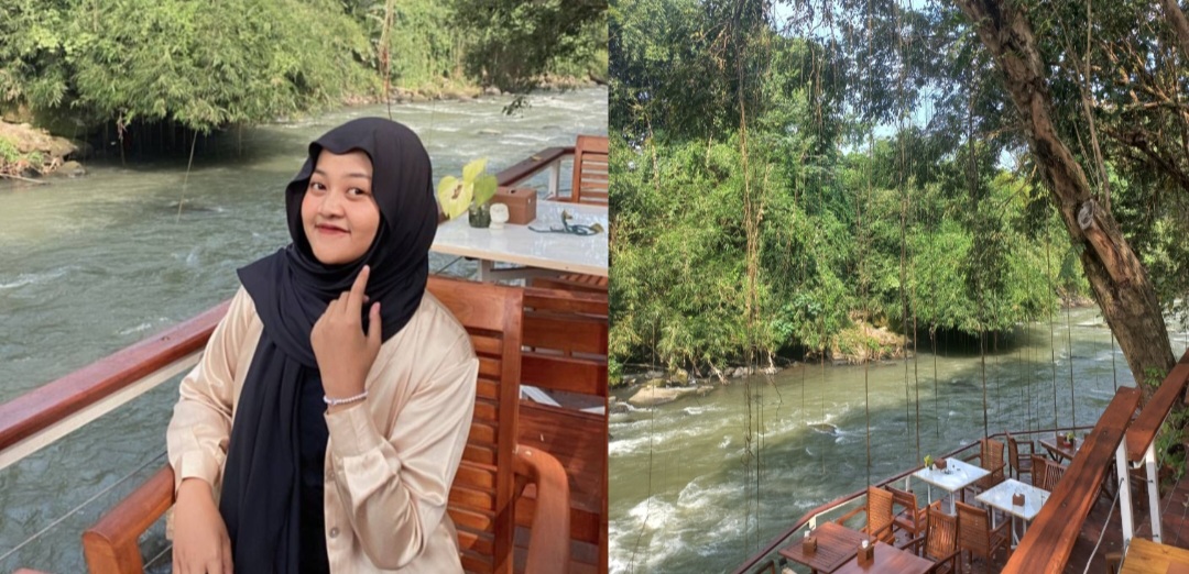 Kafe  Puune Riverside yang berada di kawasan Borobudur Magelang