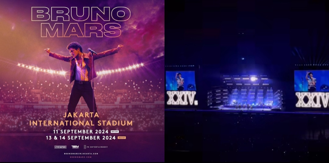 Konser Bruno Mars di Jakarta International Stadium