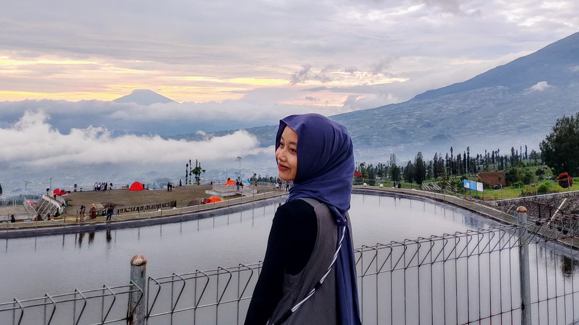 Wisata Embung Bansari ini merupakan wisata dengan pemandangan indah.