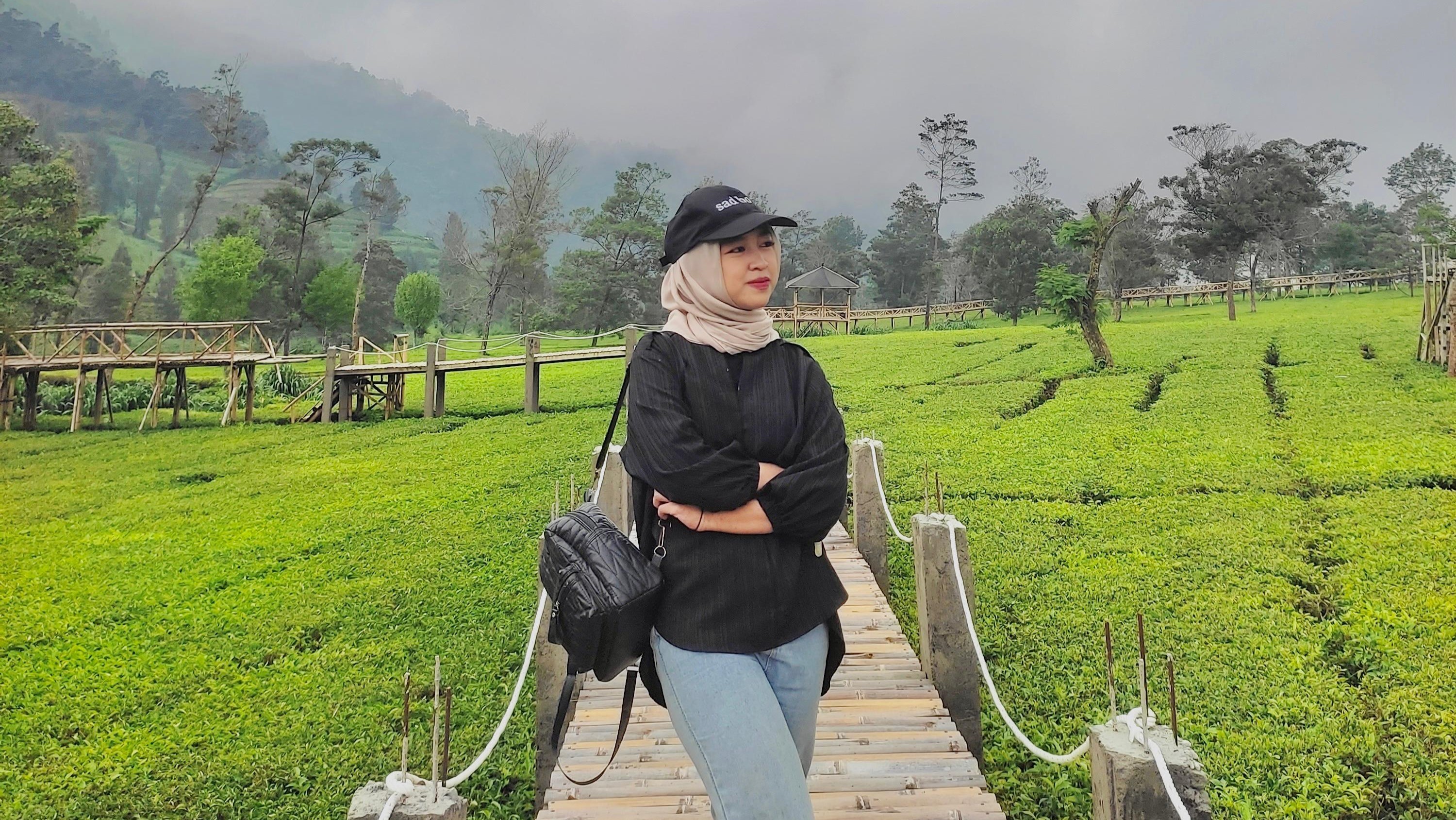 Terletak di dataran tinggi Dieng, Kebun Teh Tambi memiliki pesona alam yang memukau