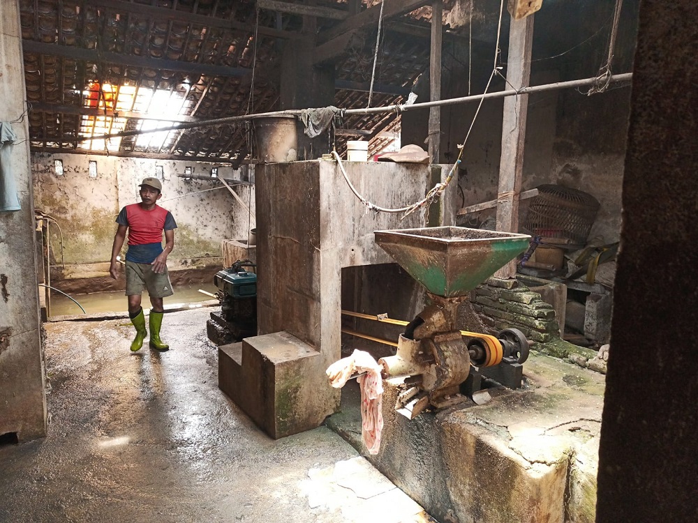 Usaha tahu di wilayah Kelurahan Tidar Selatan, Magelang Selatan.