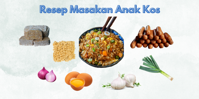 Masakan anak kos low budget