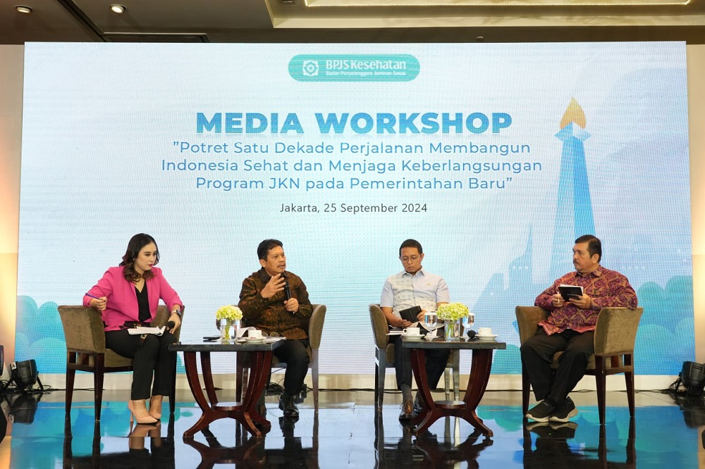 Direktur Utama BPJS Kesehatan, Ghufron Mukti mengungkapkan bahwa Indonesia telah mencapai UHC tercepat di dunia pada acara media workshop satu dekade perjalanan program JKN, di Jakarta, Rabu (25/9)