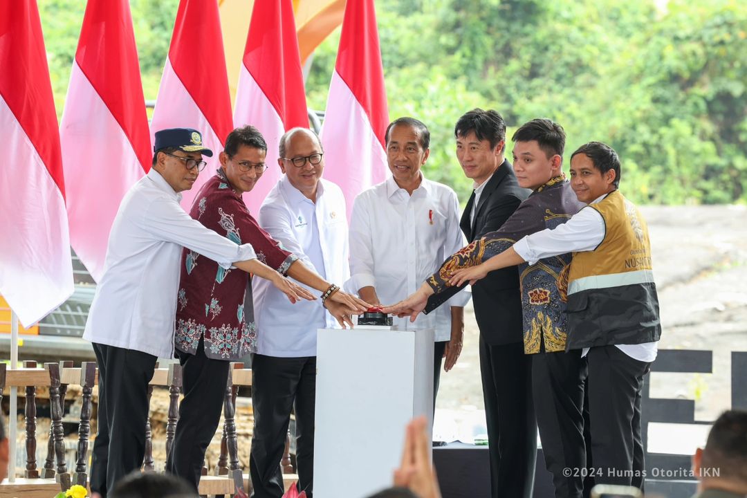 Jokowi meresmikan Delonix Group dari China di Ibu Kota Nusantara