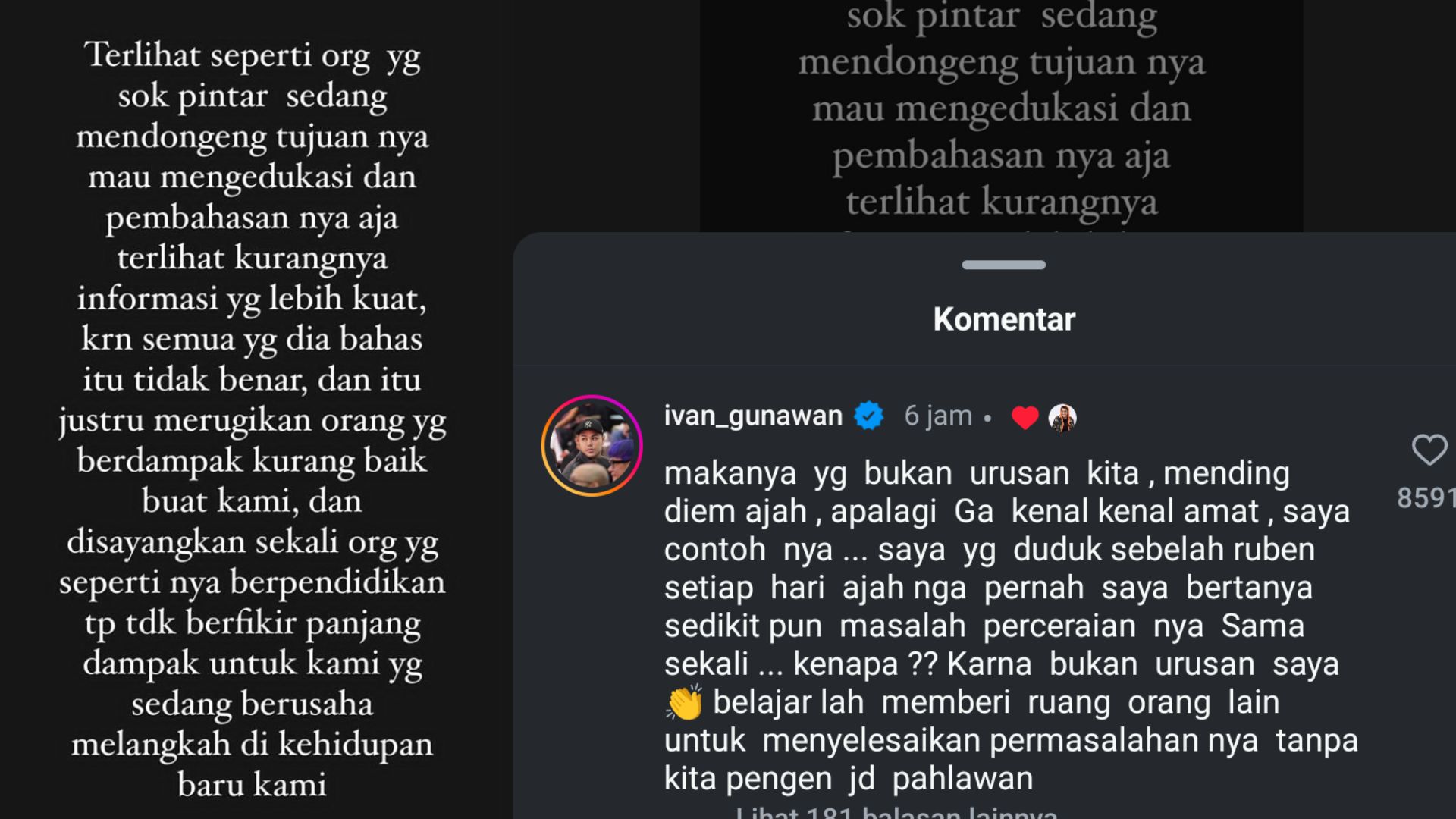 Ruben Onsu geram usai perceraiannya disebut karena perselingkuhan dengan anaknya