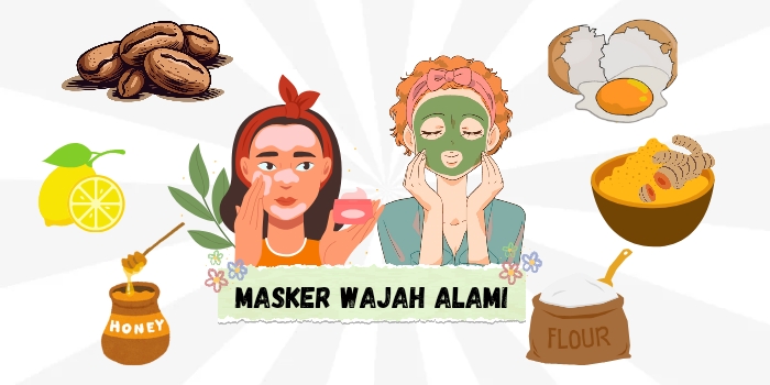 Masker wajah alami