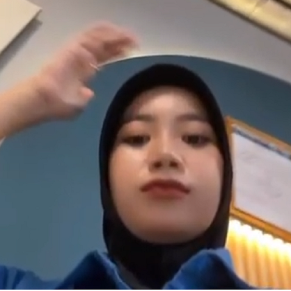 Zahra Sefood Bakaran yang lagi viral di platform media sosial.