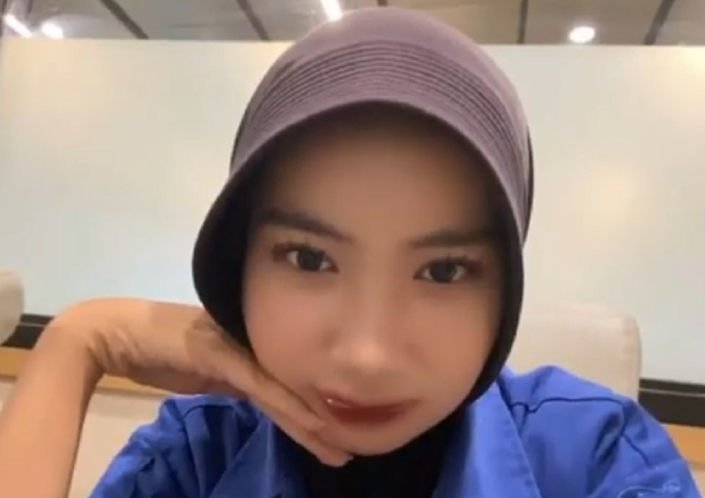 Zahra Sefood Bakaran yang lagi viral di platform media sosial.