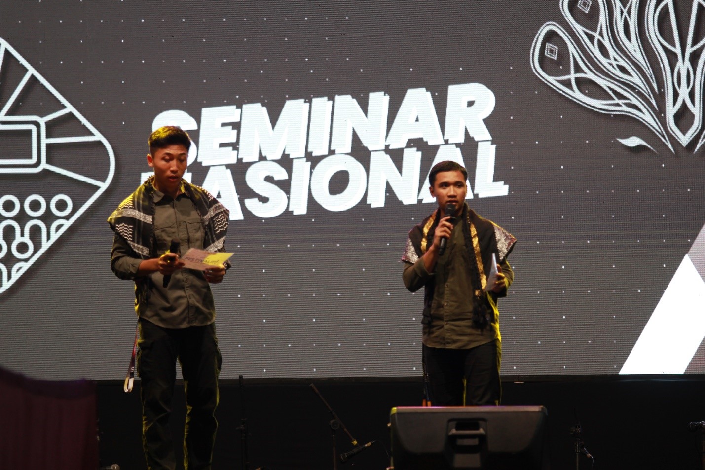 Seminar nasional salah satu bagian dari rangkaian acara Festivalif Swavarna yang diadakan SMAIT Ihsanul Fikri Mungkid pada Minggu (29/9/2024).