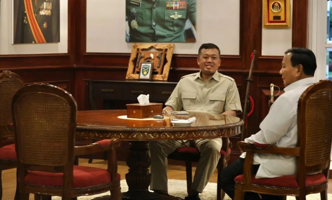 Nusron Wahid dan Presiden Republik Indonesia Prabowo Subianto